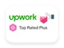 Upwork Top Rated Plus